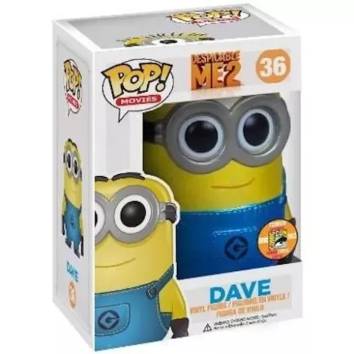 Funko Pop! Dave #36 Metallic Despicable Me 2 Movies Box