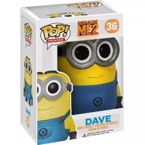 Funko Pop! Dave #36 Despicable Me 2 Movies Vinyl Figure Box