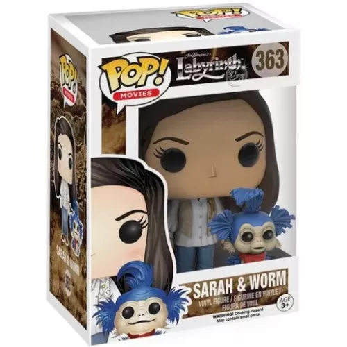 Funko Pop! Sarah and Worm #363 Jim Henson's Labyrinth 30 years Box