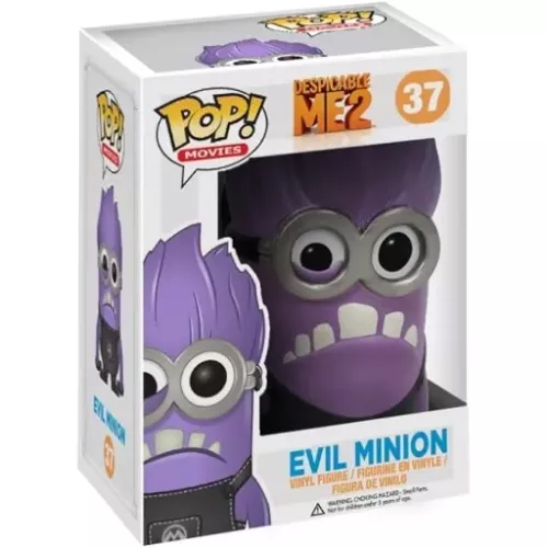 Funko Pop! Evil Minion #37 Despicable Me 2 Movies Vinyl Figure Box