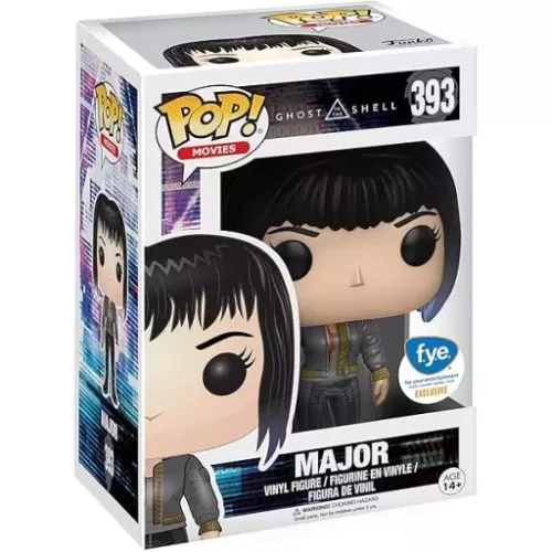 Funko Pop! Major #393 Ghost in the Shell Movies Vinyl Figure Box