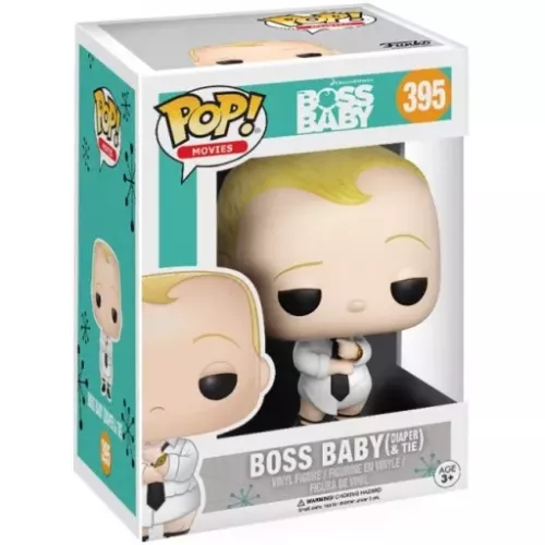 Funko Pop! Boss Baby (Diaper & Tie) #395 Dreamworks The Boss Baby Box