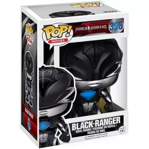Funko Pop! Black Ranger #396 Power Rangers Movies Vinyl Figure Box