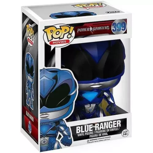 Funko Pop! Blue Ranger #399 Power Rangers Movies Vinyl Figure Box