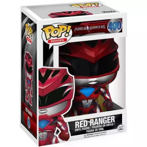 Funko Pop! Red Ranger #400 Power Rangers Movies Vinyl Figure Box