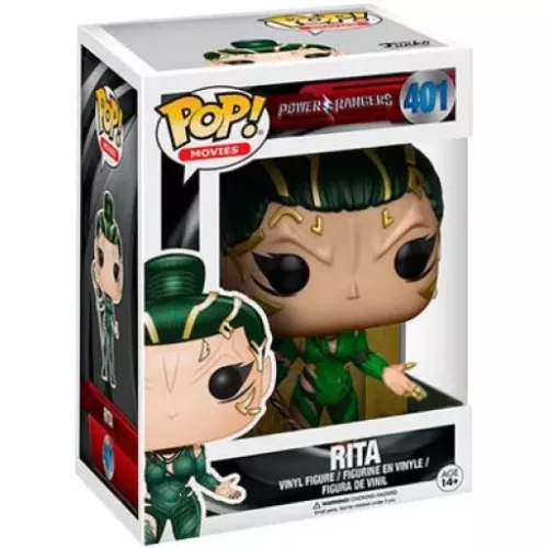 Funko Pop! Rita #401 Power Rangers Movies Vinyl Figure Box