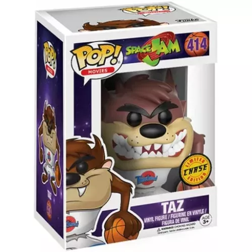 Funko Pop! Taz #414 Teeth Chase Space Jam Movies Vinyl Figure Box