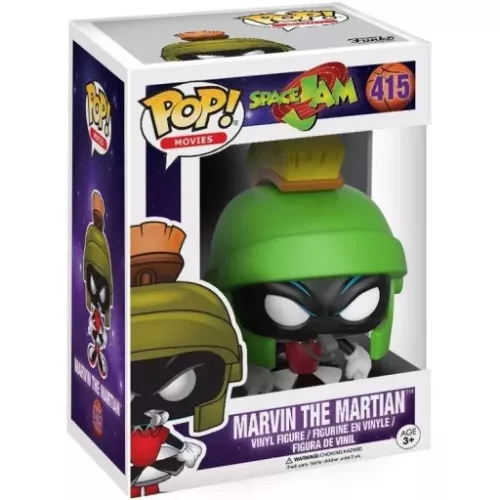 Funko Pop! Marvin the Martian #415 Space Jam Movies Box