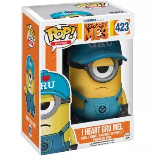 Funko Pop! I Heart Gru Mel #423 Illumination Presents Despicable Me 3 Box