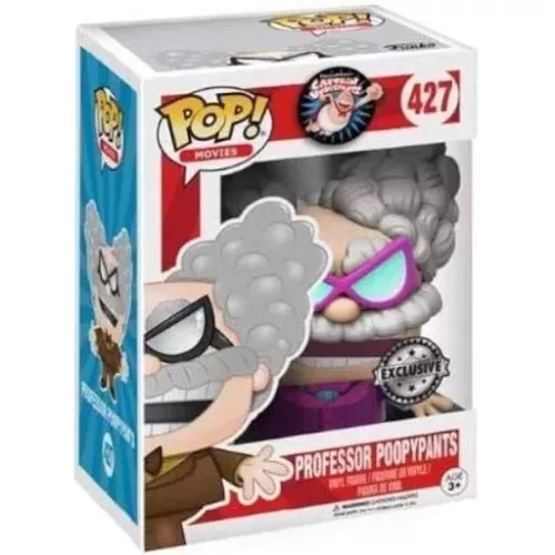 Funko Pop! Professor Poopypants #427 Pink Suit Dreamworks Captain Underpants Box