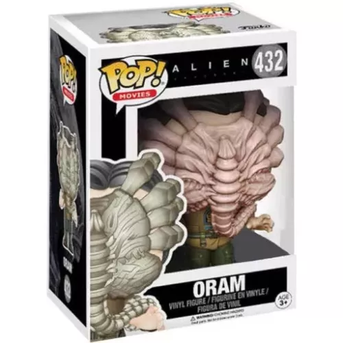Funko Pop! Oram #432 with Face Hugger Alien Covenant Box