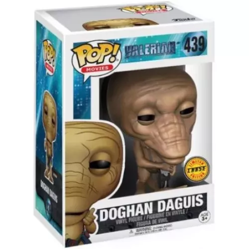 Funko Pop! Doghan Daguis #439 Black Bag Chase Valerian and the City of a Thousand Planets Box