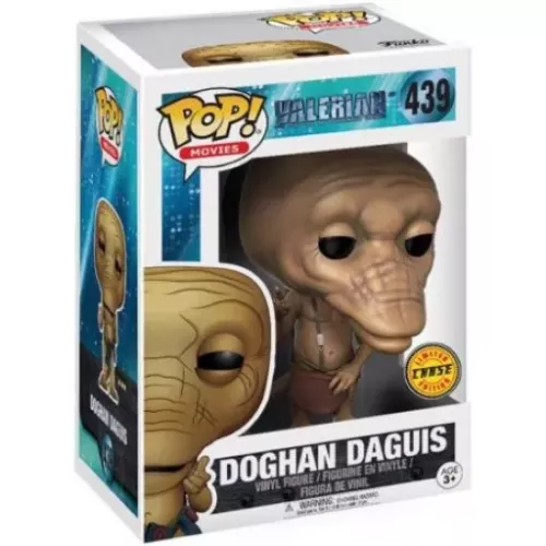 Funko Pop! Doghan Daguis #439 Brown Bag Chase Valerian and the City of a Thousand Planets Box