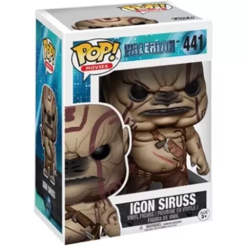 Funko Pop! Igon Siruss #441 Valerian and the City of a Thousand Planets Box