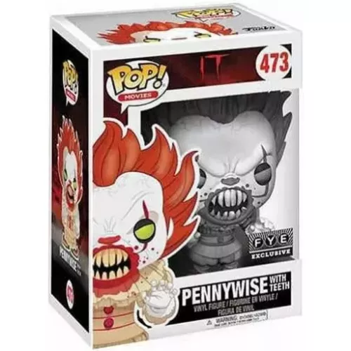 Funko Pop! Pennywise with Teeth #473 Black and White Box
