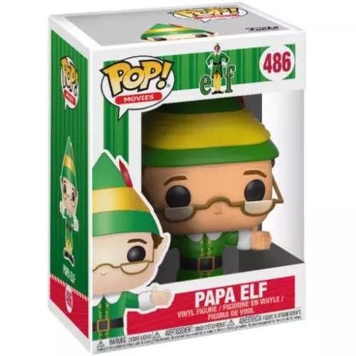 Funko Pop! Papa Elf #486 Movies Vinyl Figure Box