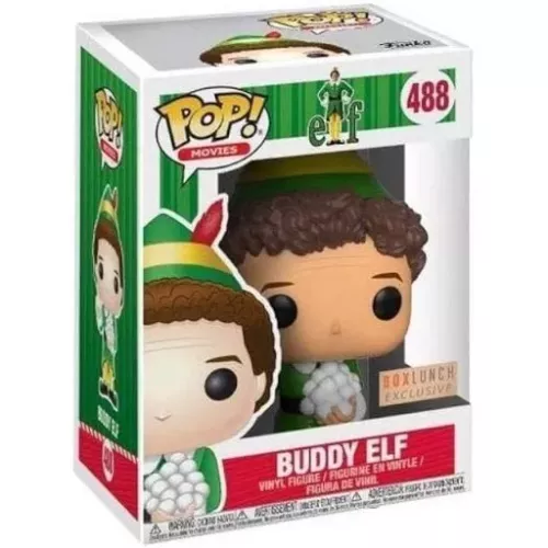 Funko Pop! Buddy Elf #488 with Snowballs Movies Vinyl Figure Box