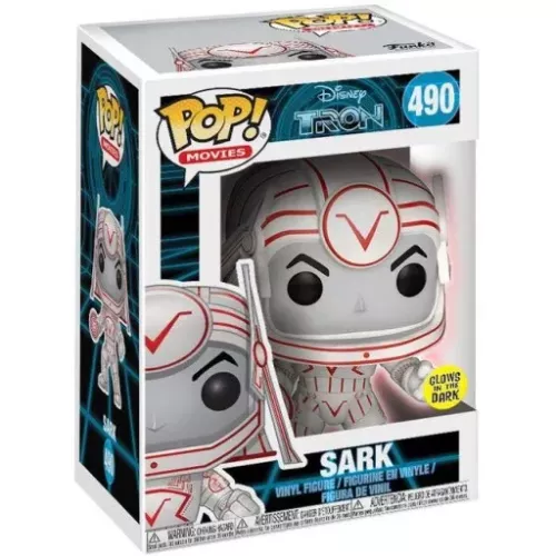 Funko Pop! Sark #490 Glows in the Dark Disney Tron Box