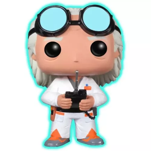 Funko Pop! Dr. Emmett Brown #50 Glows in the Dark Back to the Future