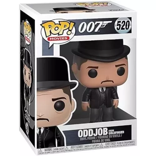Funko Pop! Oddjob from Goldfinger #520 OO7 Movies Vinyl Figure Box