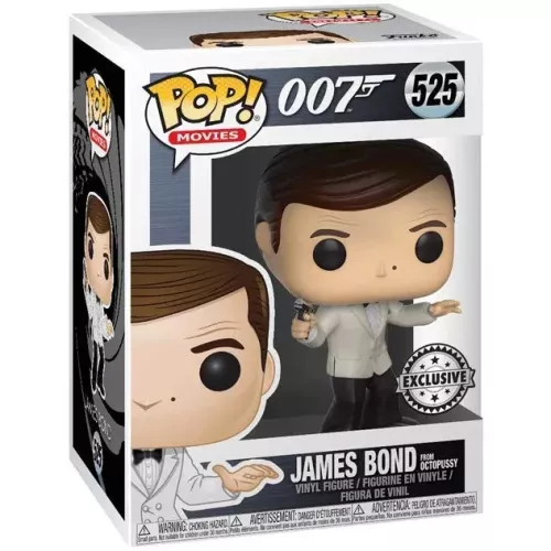 Funko Pop! James Bond from Octopussy #525 OO7 Movies Box