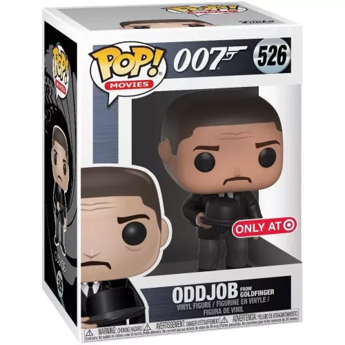 Funko Pop! Oddjob from Goldfinger #526 OO7 Movies Vinyl Figure Box