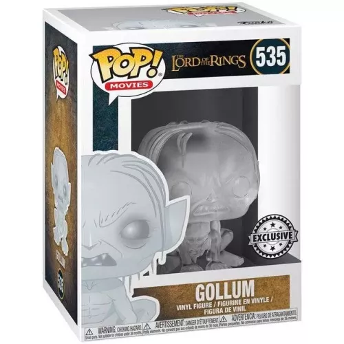 Funko Pop! Gollum #535 Invisible Translucent The Lord of the Rings Box