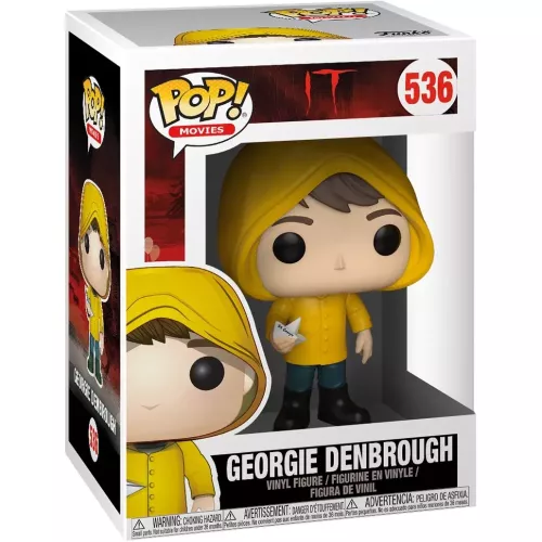 Funko Pop! Georgie Denbrough #536 It Movies Vinyl Figure Box