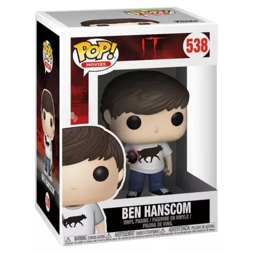 Funko Pop! Ben Hanscom #538 It Movies Vinyl Figure Box