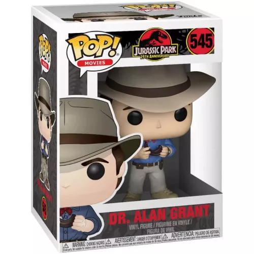 Funko Pop! Dr. Alan Grant #545 Jurassic Park 25th Anniversary Box