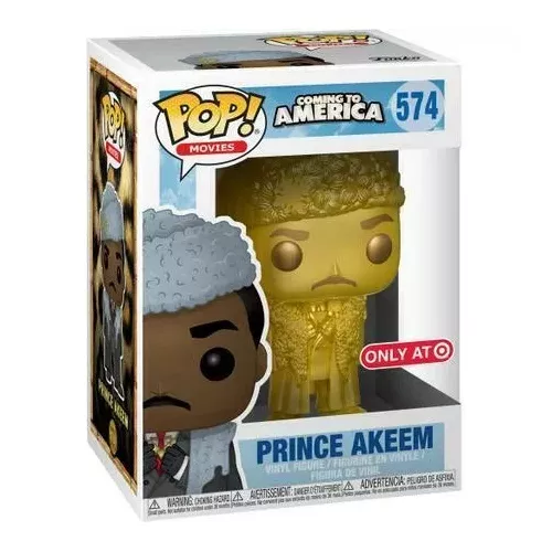 Funko Pop! Prince Akeem #574 Gold Coming to America Box