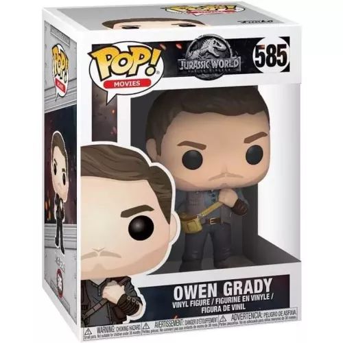 Funko Pop! Owen Grady #585 Jurassic World Fallen Kingdom Box