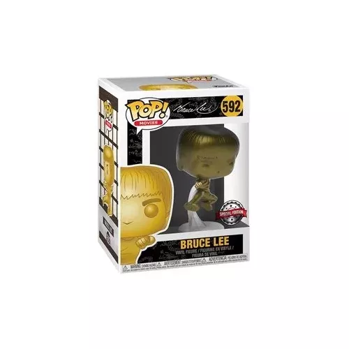 Funko Pop! Bruce Lee #592 Gold Movies Vinyl Figure Box