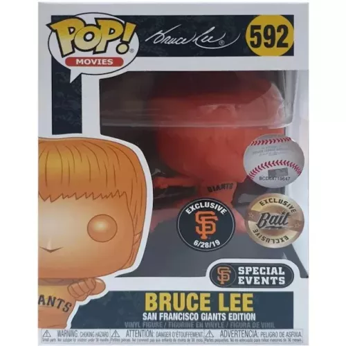 Funko Pop! Bruce Lee #592 Orange Bruce Lee Special Events Box