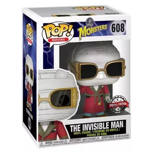 Funko Pop! The Invisible Man #608 Universal Monsters Box