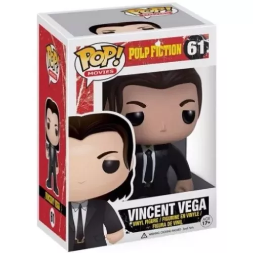 Funko Pop! Vincent Vega #61 Pulp Fiction Movies Vinyl Figure Box