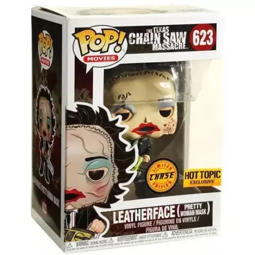 Funko Pop! Leatherface (Pretty Woman Mask) #623 Chase Bloody Box