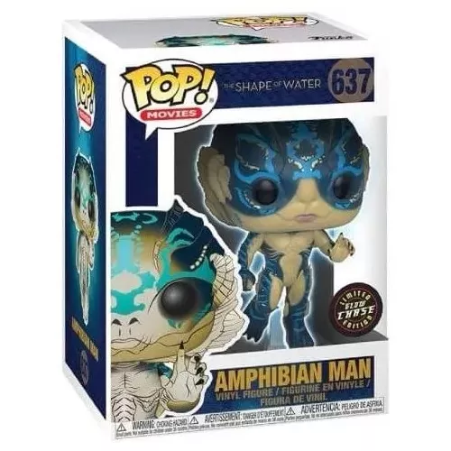 Funko Pop! Amphibian Man #637 Chase Glows in the Dark Box