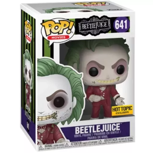 Funko Pop! Beetlejuice #641 Tuxedo Movies Vinyl Figure Box