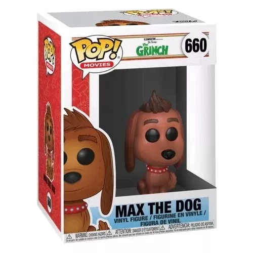 Funko Pop! Max the Dog #660 Illumination Presents Dr. Seuss The Grinch Box