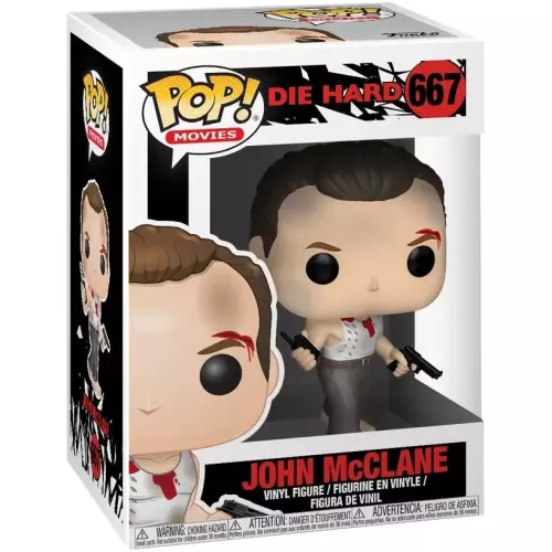 Funko Pop! John McClane #667 Die Hard Movies Vinyl Figure Box