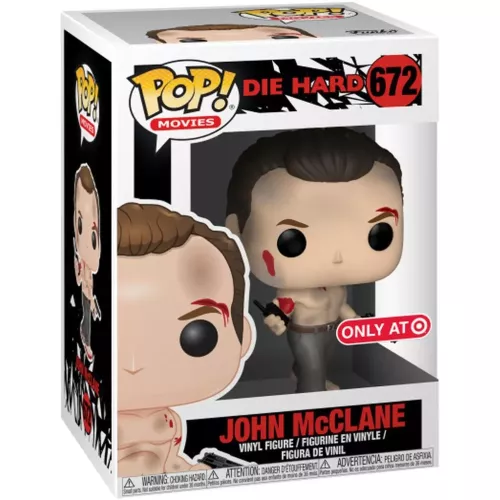 Funko Pop! John McClane #672 Shirtless Die Hard Movies Box