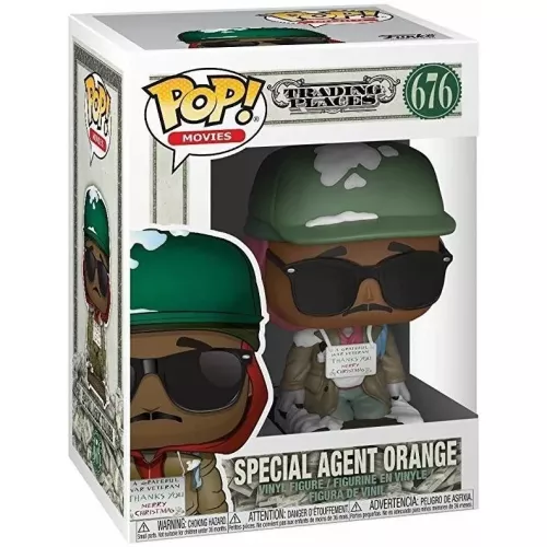 Funko Pop! Special Agent Orange #676 Trading Places Box