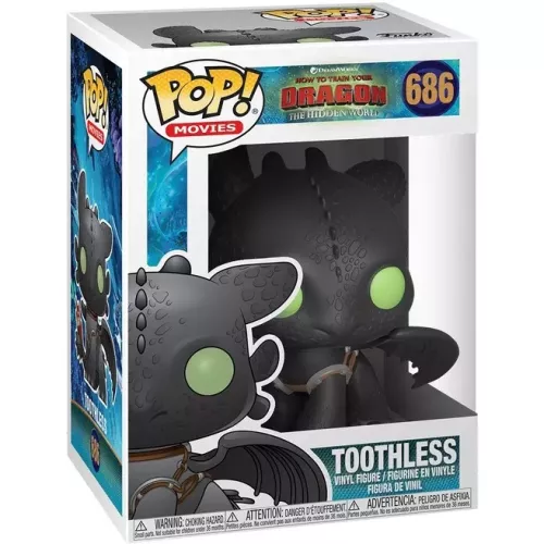 Funko Pop! Toothless #686 Dreamworks How to Train Your Dragon The Hidden World Box