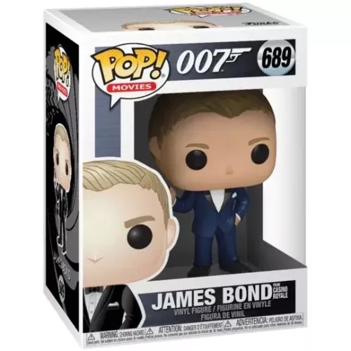 Funko Pop! James Bond from Casino Royale #689 OO7 Movies Box