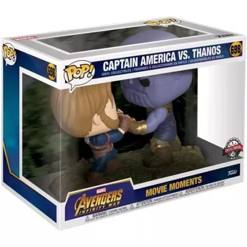 Funko Pop! Captain America Vs. Thanos #698 Marvel Avengers Infinity War Box