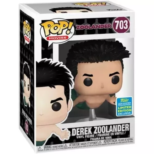 Funko Pop! Derek Zoolander #703 Merman Movies Vinyl Figure Box