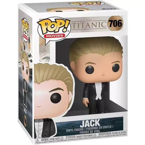 Funko Pop! Jack #706 A James Cameron Film Titanic Movies Box