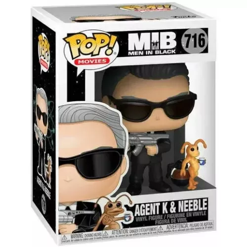 Funko Pop! Agent K & Neeble #716 MIB Men in Black Movies Box