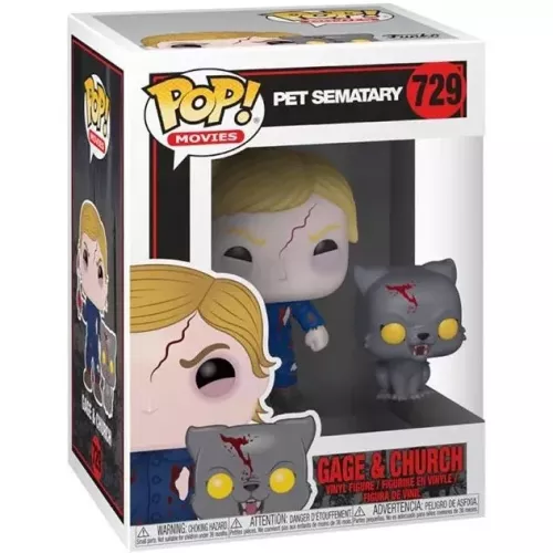 Funko Pop! Gage & Church #729 Pet Sematary Movies Vinyl Figure Box